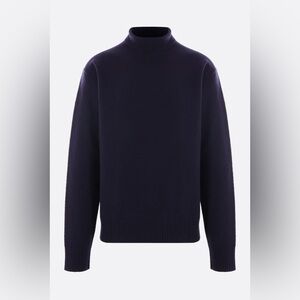 Jil Sander Cashmere Mock Turtleneck Sweater - Eggplant - size 38